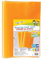 gimboo Hefthüllen Heftumschläge/ 25 Stück - 25er Packung/DIN A4/ Extra-Stark - 150 my aus PP/orange Transparent Klar/Kristallklar/Heftschoner für Schulhefte/Buchumschlag