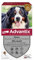 Advantix Très Grand Chien entre 40 et 60 kg – Pipettes pour chien contre 6 parasites – Traitement et protection pour votre chien pendant 4 semaines – 6 x 6,0 ml