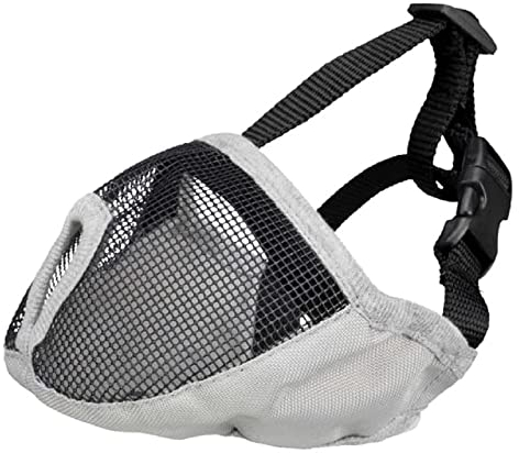 Trixie 17625 Maulkorb für kurznasige Rassen, Polyester, XS–S, grau