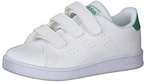 adidas Unisex Kinder Advantage C Tennis Shoe, Weiß, 35 EU
