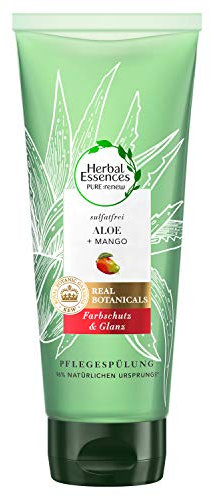 Herbal Essences PURE: Renew Colour Protection & Shine 6 Pack (6 x 180 ml) Sulphate Conditioner with Aloe Vera + Mango Conditioner, Sulphate Cruelty