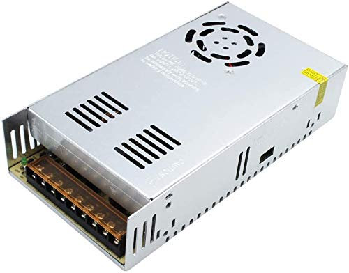 inShareplus 12V 33.3A 400W, DC Universal Regulated Switching Power Supply, 110/220V AC to DC 12 Volt LED Driver, Converter, Transformer for LED Strip Light, CCTV, Computer Project, 3D Printer