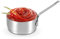 Stainless Steel Condiment Sauce Cups,3.4oz Mini Saucepan Sauce Bowl ,Round Condiments Dipping Sauce Seasoning Bowls Gravy Pepper Juice Utensil Tableware Kitchen Tool with Handle for Serving Sauce