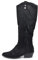 Texani Cowboy Western Scarpe da Donna Stivali Stivaletti Frange Camperos Etnici ML60 Nero N.40