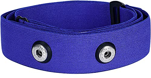 Rich Green Valley Brustgurt, Herzfrequenzmesser, Ersatz-Brustgurt, weich, verstellbar, passend für Polar Wahoo Tickr Garmin Brustgurt, klein, Marineblau