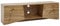 möbelando Lowboard Holz Eiche-Dekor 160x50x40 cm TV-Kommode mit Zwei Türen | Design TV-Schrank Hoch | Fernsehtisch Fernsehschrank Modern | Fernsehkommode Wohnzimmer
