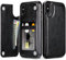 Coolden für iPhone X Hülle iPhone XS Handyhülle Premium PU Klappbar Leder Hülle mit Kartenfach Ständer Magnetische Brieftasche Flip Case Stoßfeste Schutzhülle Cover Hülle für iPhone X/XS Schwarz