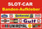 Slotcar LEITPLANKEN BANDE Aufkleber Länge 100cm Höhe 3,5cm HI-DESIGN