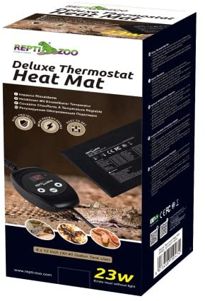 REPTI ZOO Deluxe Heizmatte mit Thermostat 23 Watt 20x 30cm (AHM23)