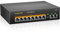 keepLiNK 10 Port Poe Switch with 8 Port Poe+, 2 Fast Ethernet Uplink,10/100Mbps, Switch Poe da 120W 802.3af/at, Plug and Play, Metallo Senza Ventola