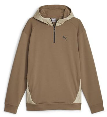 PUMA Unisex Rad/Cal Half-Zip Dk Sweatshirt, Braun (Chocolate Chip), S
