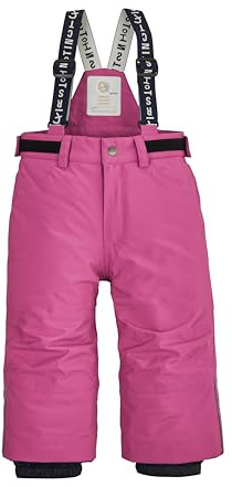 First Instinct by killtec Kinder Skihose/Funktionshose mit Trägern und Schneefang FISW 33 MNS SKI PNTS, Fuchsia, 86, 42255-000