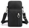Narunii Handytasche zum Umhängen Damen,Kleine Umhängetasche damen Nylon Geldbörse Damen Brieftasche Kleine Umhängetasche für Alltag,Schule,Einkauf unter 7 Zoll (Schwarz)