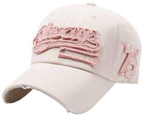 Y2K Baseballkappe Mit Alphabet Bestickung Baseboard Basecap Damen Herren Hip Hop Kappe Vintage Baseball Cap Unisex Sports Golfkappe Verstellbar Sonnenkappe