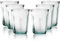 Viste-lo Verres Tiki pour cocktail. 6x verres tiki pour cocktails, sangria ou boissons froides. Design tiki. Verre recyclé. 500 ml. Gobelet long Tiki. Verres Bacardi, gobelets enfants. (MOJITO 400ML)