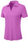 donhobo Damen Poloshirt T-Shirt Kurzarm Golf Polohemd Atmungsaktiv Schnelltrocknend UV UPF 50+ Sommershirt Outdoor Fitness Sport Laufshirts, Dunkel Rose Rot, XL
