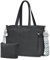 oscaurt Cord Tote Bag Handtasche Damen Groß Shopper Tasche Damen Umhängetasche Schultertasche mit Kosmetiktasche Crossbody Bag für Bürooutfits Wochenendtrips