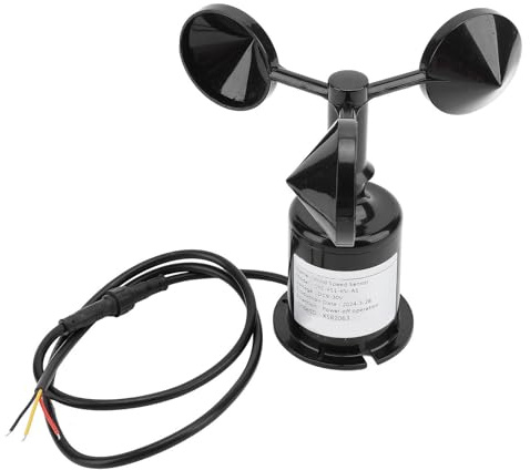 Srliya Windgeschwindigkeitsüberwachungssensor für den Außenbereich, Hochpräzises Ultraschall-Anemometer, 4-20 MA, 9-30 V