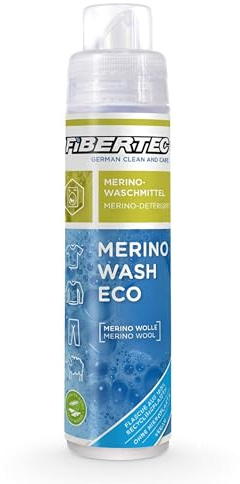 Fibertec Merino Wash Eco 250 ml – Wollwaschmittel flüssig für die Waschmaschine, Geeignet für Wolle & Merinowolle
