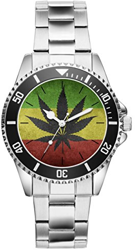 KIESENBERG Geschenk für Raucher Kiffer Uhr 6156