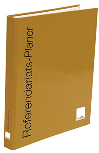 TimeTex Ringbuch-Ordner caramel - geeignet für die Loseblattausgabe des Referendariats-Planers A4-Plus - Ordner ohne Füllung - leer - Planer für Referendare - Lehrerkalender - 10572