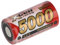 XCell Batería X5000SCR Sub-C de Alta Corriente Plana (Altura 43,8 mm, diámetro 22,9 mm, Voltaje 1,2 V, Peso 69 g, 5000 mAh, batería NI-MH, Recargable) 137691