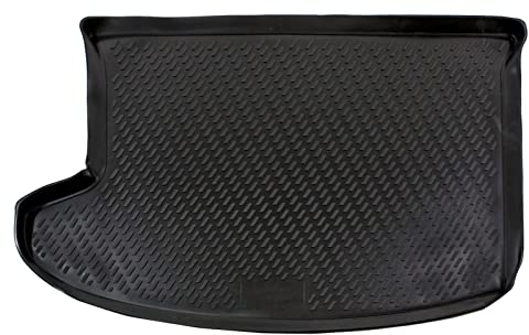 J&J Automotive | Premium Vasca Baule Per Bagagliaio In TPE Gomma Per Compass 2006-2017, Bordo Alto 3-5 cm, Antiscivolo, Inodore, Nero