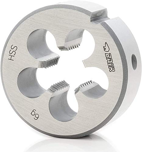 BAER Schneideisen MF 16 x 1,5 - HSS Gewindeschneider MF16 - Außengewindeschneider - Gewindeschneideisen - Außengewinde - Gewinde schneiden