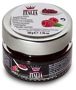 Acetaia Italia - Perle di succo di lampone dal cuore liquido, 50 g
