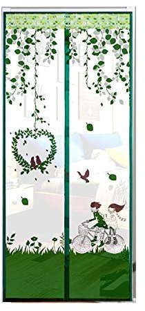 Porta zanzariera non perforata a 7 fibbie Primavera estate autunno Zanzariera Crittografia Finestra a schermo magnetico Porta a schermo