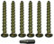 12 x Betonschrauben, Sechskantkopf, selbstschneidend, M10 x 100 mm