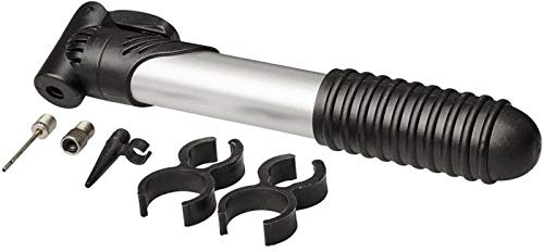 Homespired® 6 Stück Mini-Fahrradpumpe mit 3 verschiedenen Adaptern, kompakt und leicht, Rahmenhalterung passend für Presta- und Schrader-Ventil, Fahrrad-Luftpumpe Reifenfüller