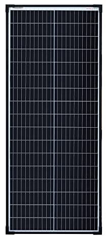 enjoy solar Panneau solaire monocristallin 80 W 12 V, panneaux solaires de 182 mm, 10 barres de bus. Panneau solaire idéal pour camping-car, balcon, logements de jardin, bateau