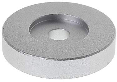 Abwan - Adattatore per disco in alluminio, 45 giri/min, per serie Vinyl Technics SL1200, colore: Argento
