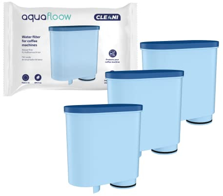Aquaflow Wasserfilter Kaffeevollautomat 3 Stück – kompatibel mit Philips AquaClean CA6903/10 & CA6903/22, Saeco LatteGo 1200-5400, Series 2200/3200/5000, PicoBaristo – Kalkfilterpatronen