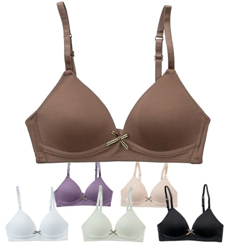 Alyce Intimates Girls & Teens Lightly Padded Bra, Pack of 6