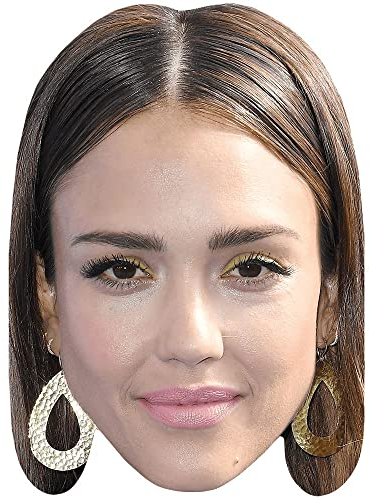 Jessica Alba (Make Up) Maske aus Karton