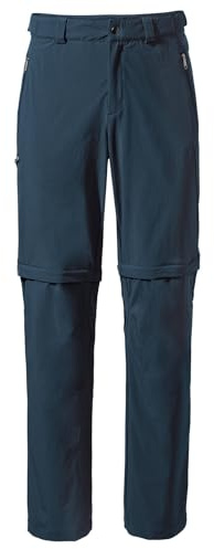VAUDE Wanderhose Herren Farley Stretch T-Zip Pants – Blau – Gr. 50 Short
