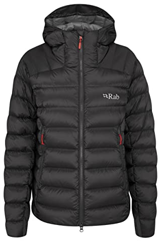 Rab Women's Electron Pro Down Jacket for Climbing & Mountaineering - Anthracite - 14