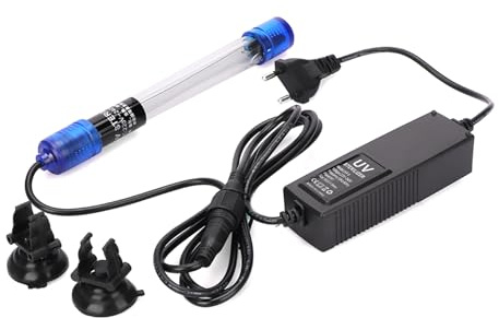 220-240V UV-Desinfektionslampe, Wasserdichter UV-Sterilisator für Aquarien, Pool Germicidal Lampe wasserdichte UV-Lampe Unterwassersterilisation (UV-11-11W)