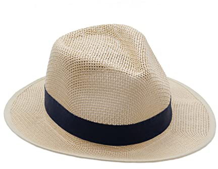 Sombreros Para Eventos - Pack 10 Sombreros Hombre y Mujer - Sombreros con Cinta de Color a Elegir - Gorro Augusta Disponible en 2 Tonos