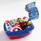ICE TOYS porta merenda + 4 etichette segnanome colorati contenitore per pranzo da bambini (Avenge)