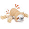 Nobleza Dog Squeaky Toys, Interactive Play Soft Plush Rope Toy, Cotton Material, Dog Toys For Small Medium Dogs, Teething Toys, Brown.