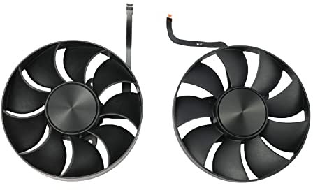 PLIPSH 85MM AFB0912HD-02 DAPC0815B2UP008 RTX3070Ti RTX3080 Graphics Card Cooling Fan Compatible For NVIDIA GeForce RTX 3070 Ti 3080 GPU Fan perfection (Color : Fan - 2PCS)