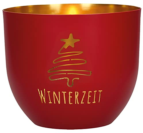 Winterzeit: Windlicht aus Metall