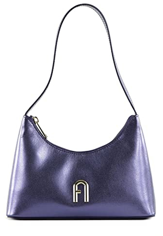 Furla Leder Schultertasche Abendtasche Diamante Mini Shoulder Bag Vibe violett