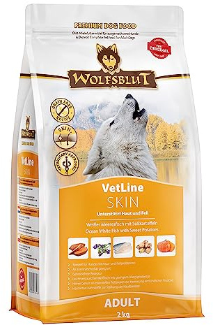 Wolfsblut Vetline Skin & Coat 2 kg | Trockenfutter für Haut & Fell