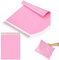 10 Stück Versandbeutel Groß Plastik Rosa Versandtaschen 24x28 (60x70cm) Versandtüten Warenbeutel,Selbstklebend und Blickdicht,Versandtüten aus Plastik für Kleidung Logistikverpackungen Textilien