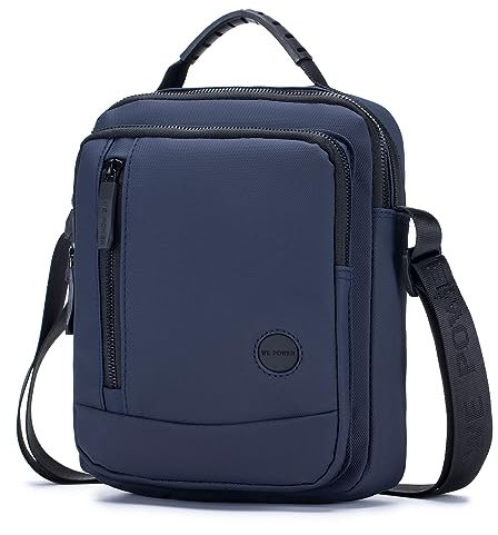 SPAHER Umhängetasche Herren Klein, Multi-Pocket Schultertasche Klein Wasserdicht Nylon Sling Crossbody Bag Herrentasche Mit Oberem Griff für Arbeit, Reise, Alltagsleben