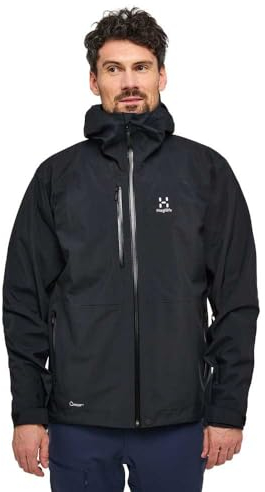 Haglöfs Front Proof Jacket Men Größe L true black